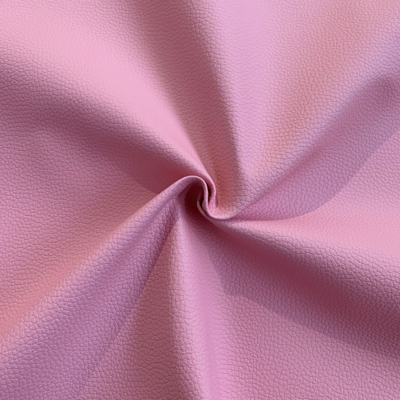 London Leatherette Fabric Textured Pink