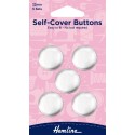 Self-Cover Buttons Easy to fit – No tool required 22mm 5 sets