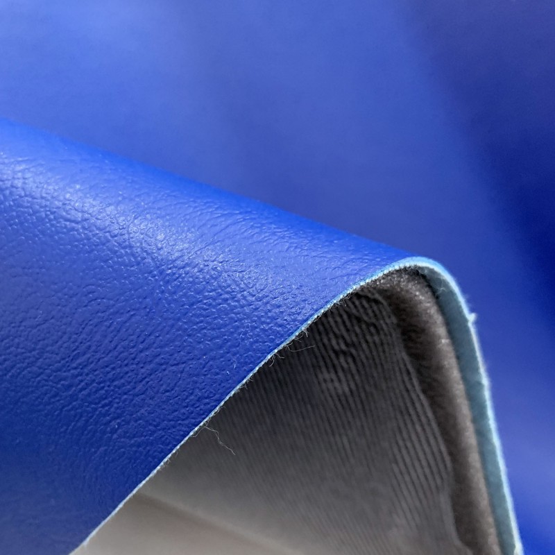 4MM Foam Backed Leatherette Fabric Royal Blue