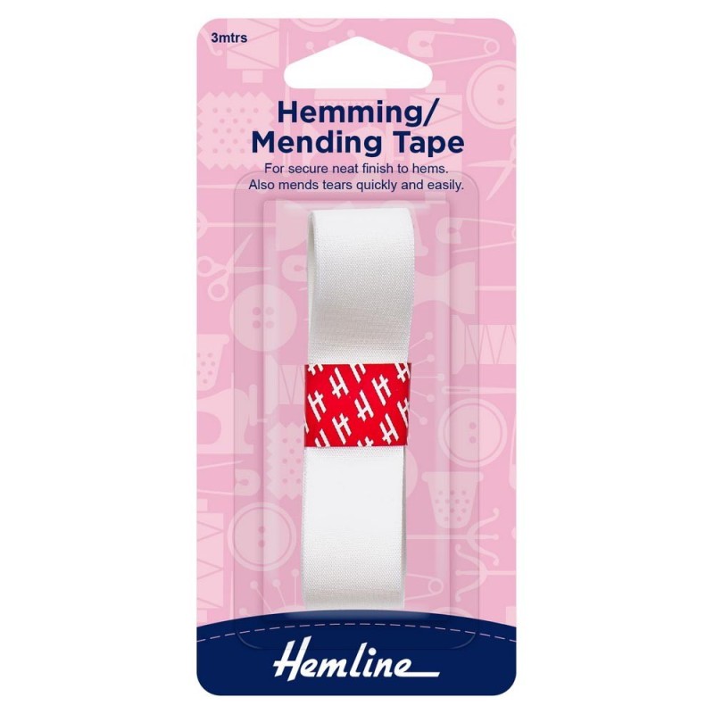 Hemming Tape IRON ON 3m x 20mm White