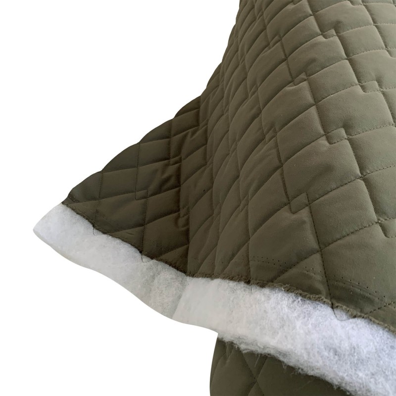 Quilted Fabric Breathable Micro Fibre Olive