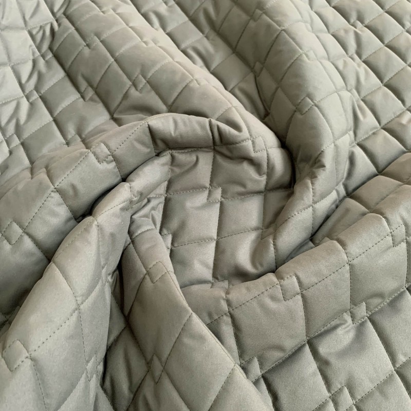 Quilted Fabric Breathable Micro Fibre Olive