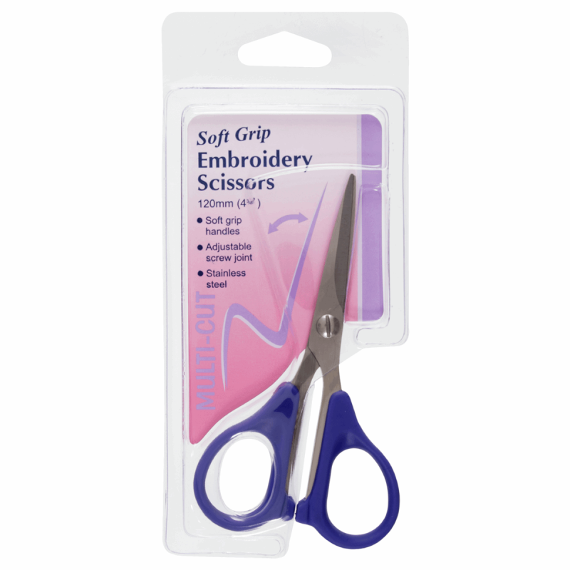 Embroidery Scissors Soft-Grip handles 120mm/4.75"