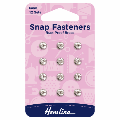 Snap Fasteners: Sew-on: Nickel