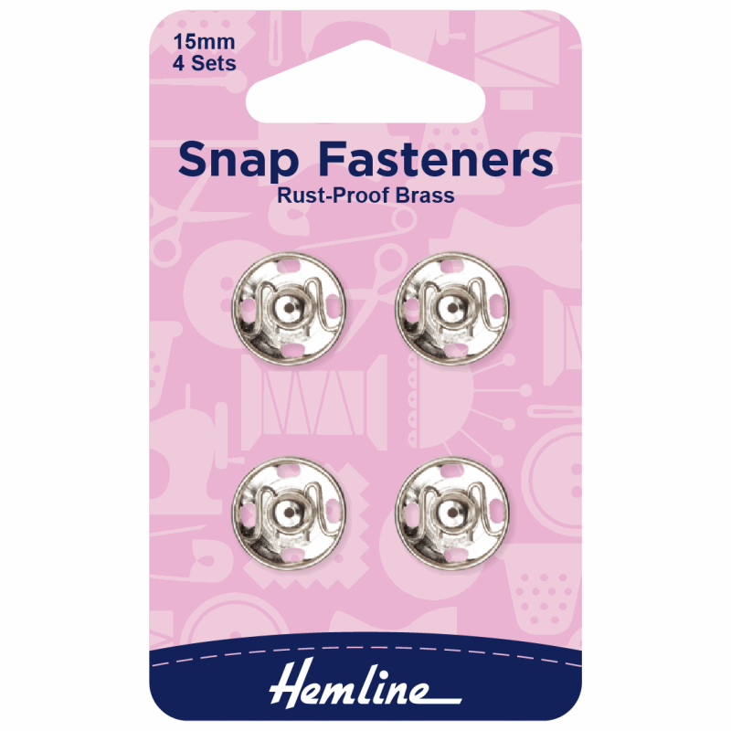 Snap Fasteners: Sew-on: Nickel