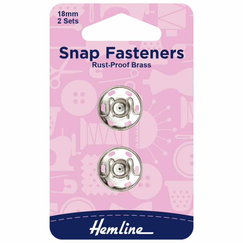 Snap Fasteners: Sew-on: Nickel