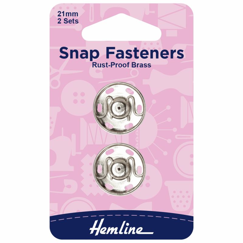 Snap Fasteners: Sew-on: Nickel