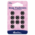 Snap Fasteners: Sew-on: Black