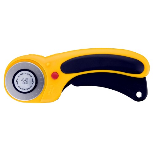 Rotary Cutter - Deluxe Retracting - Ergonomic Handle 45mm 