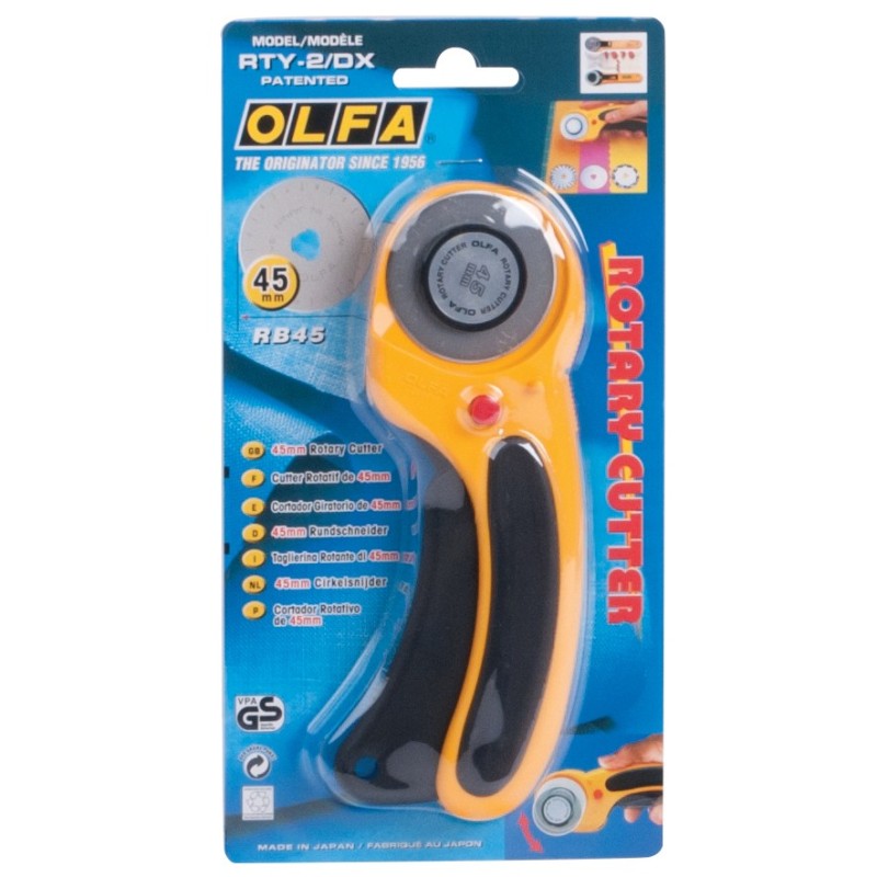 Rotary Cutter - Deluxe Retracting - Ergonomic Handle: 2