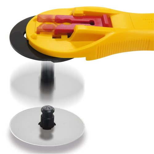 Newly re-designed Rotary Cutter: 45mm: Yellow  Blade Replacement