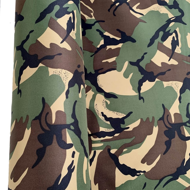 7oz WATERPROOF FABRIC PU Camouflage print Green 4