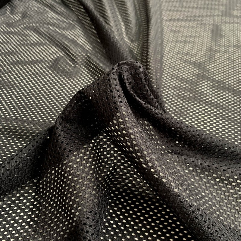 Airtech Mesh Fabric Leaf Black 5