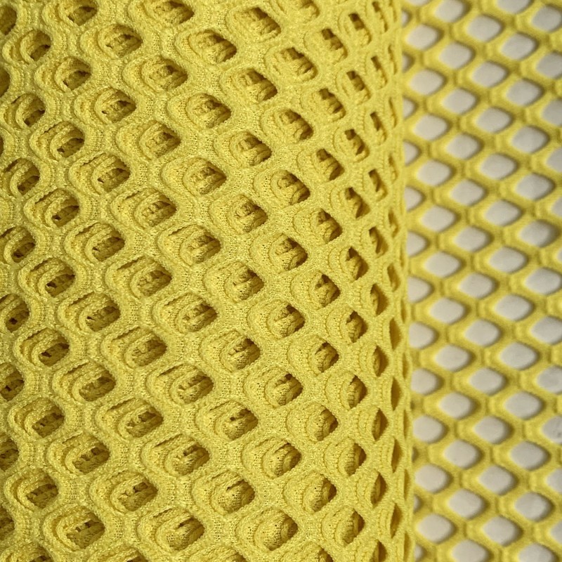 Stretch Mesh Fabric yellow 2