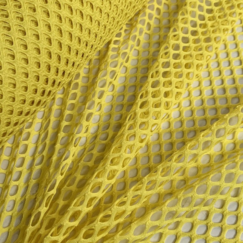 Stretch Mesh Fabric yellow 4