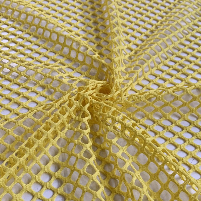 Stretch Mesh Fabric yellow 7