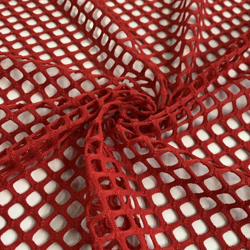 Stretch Mesh Fabric Red 4