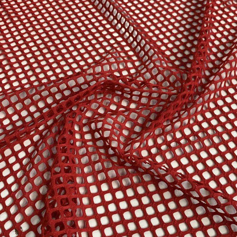 Stretch Mesh Fabric Red 7