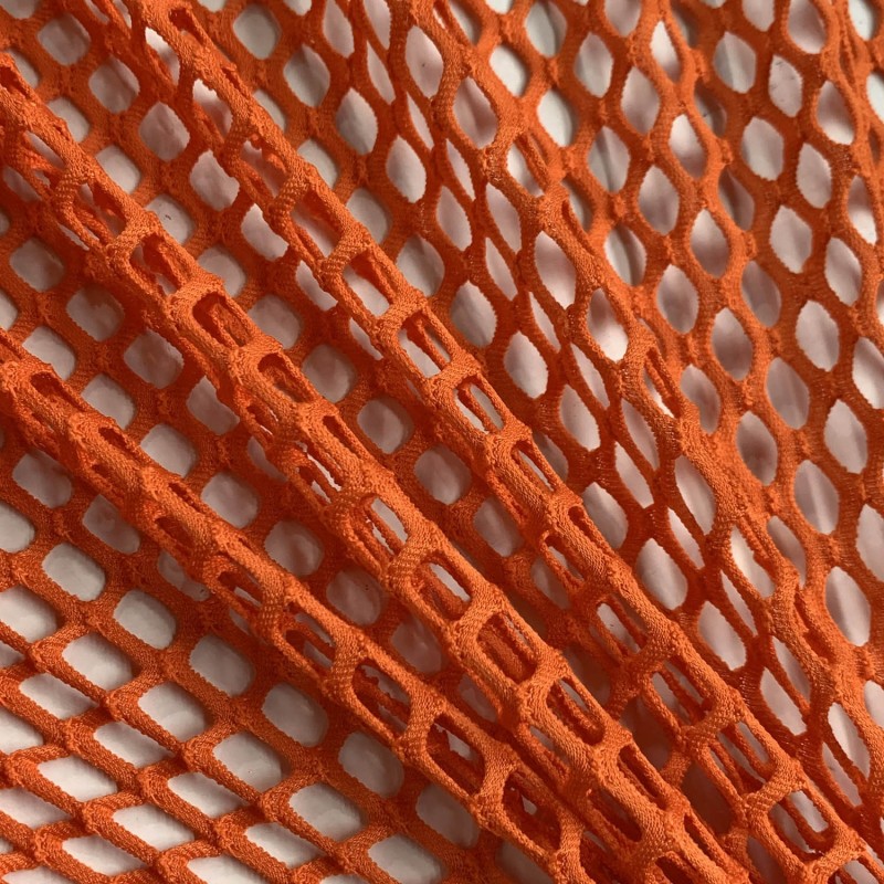 Stretch Mesh Fabric Orange 5