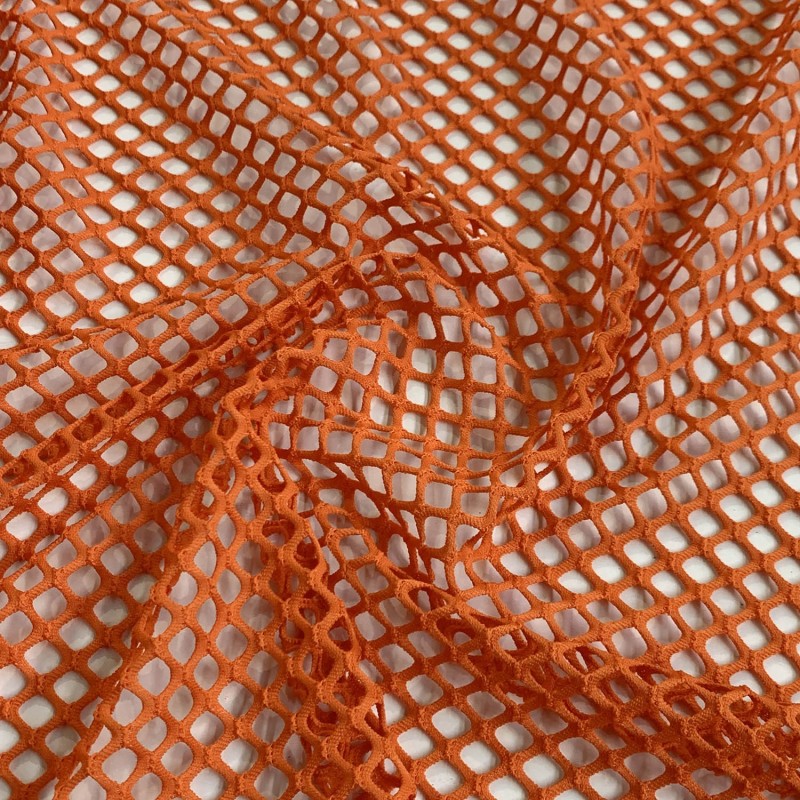 Stretch Mesh Fabric Orange 8