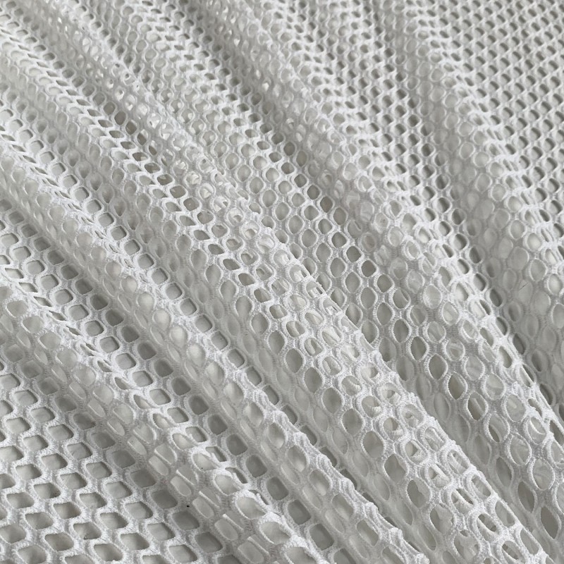 Stretch Mesh Fabric White 7