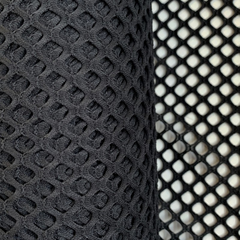 Stretch Mesh Fabric Black 2