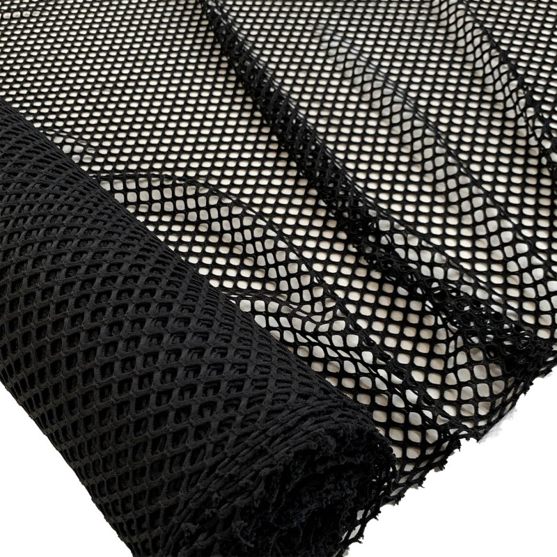 Stretch Mesh Fabric Black 3