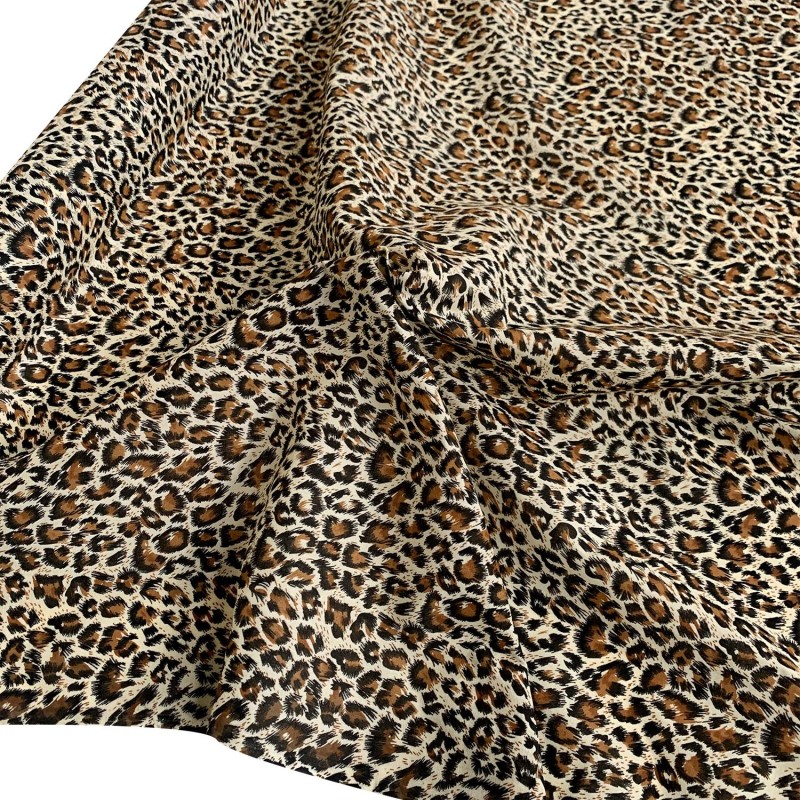 Animal Print Fur Fabric Snow Leopard 7