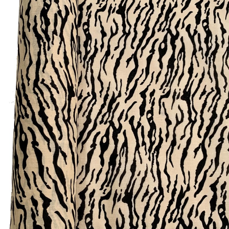 Animal Print Fur Fabric Tiger 3