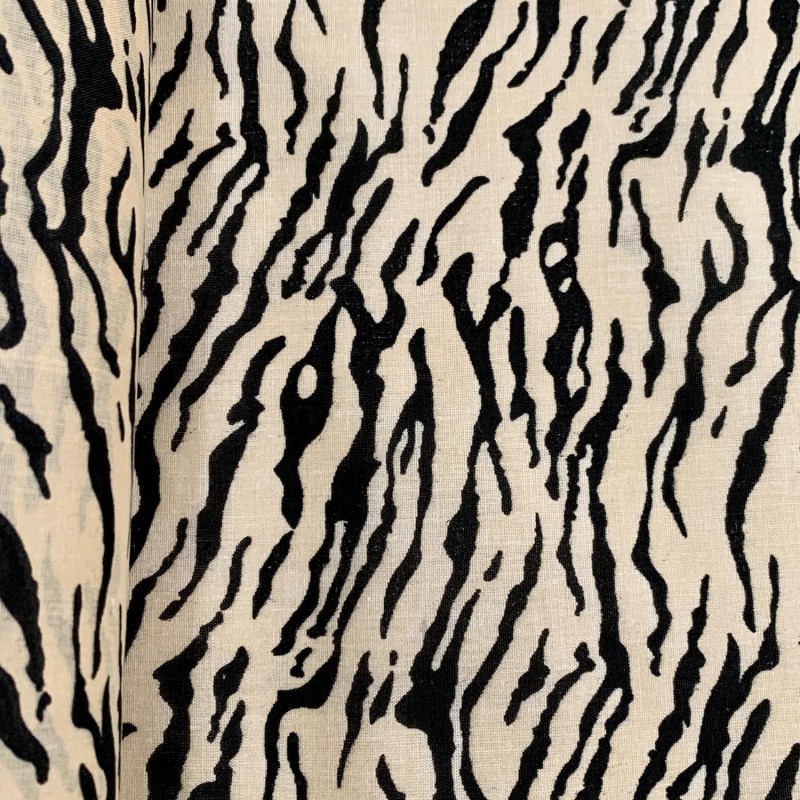 Animal Print Fur Fabric Tiger 4