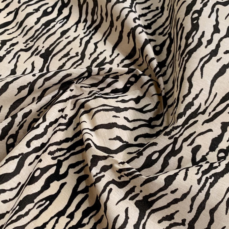 Animal Print Fur Fabric Tiger 5