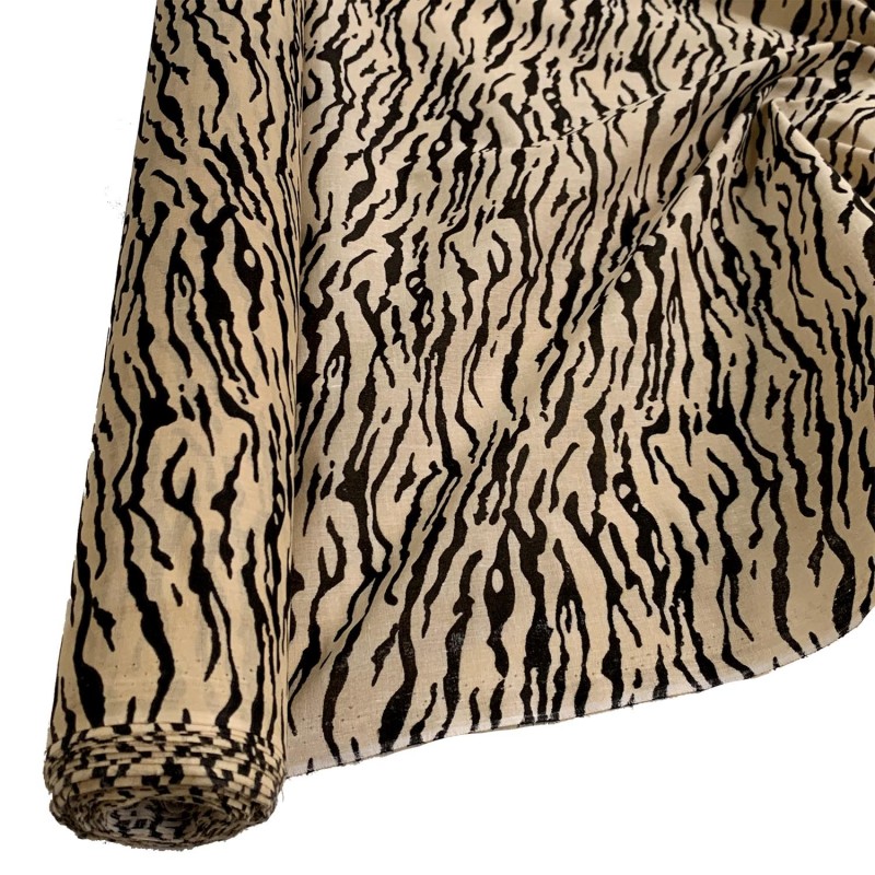 Animal Print Fur Fabric Tiger 6