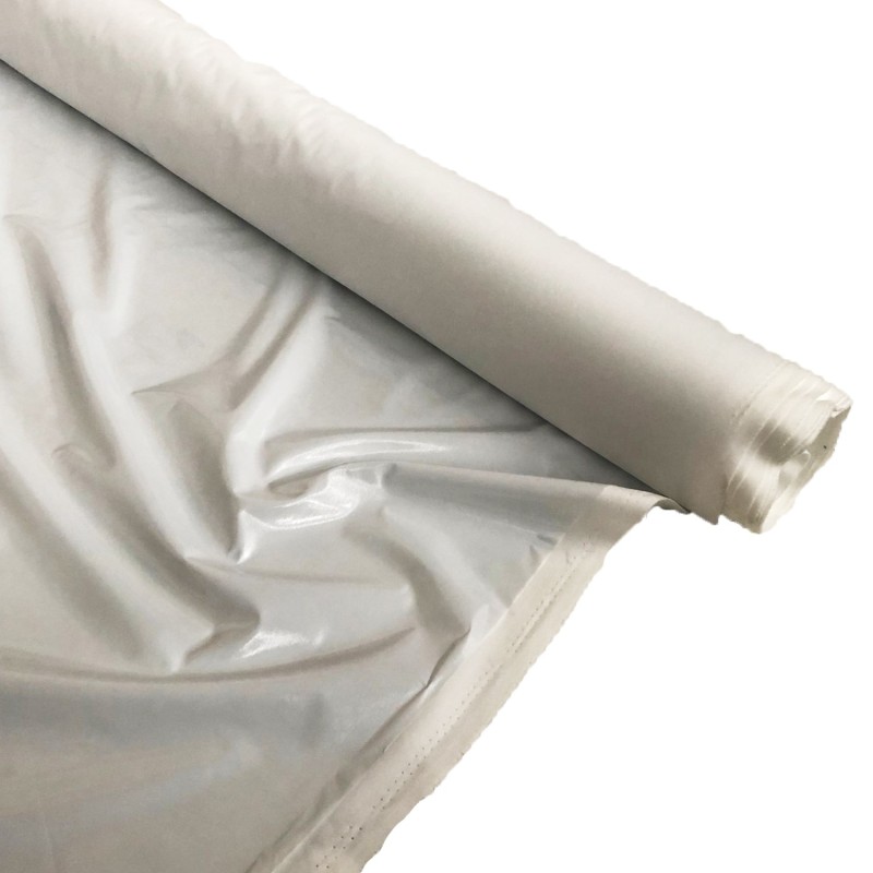 Shiny Gloss PVC Fabric White 6