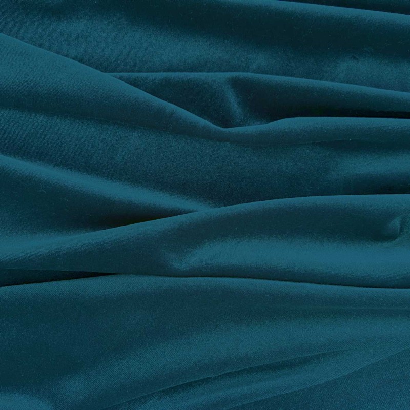 Velvet Fabric Spandex Velour Turquoise 5