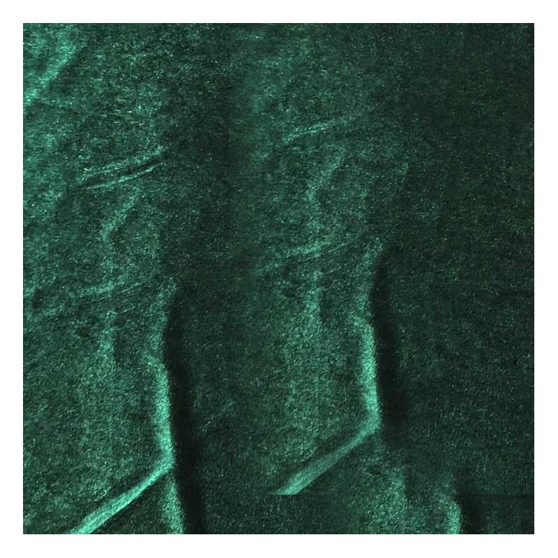 Velvet Fabric Spandex Velour Bottle Green 6