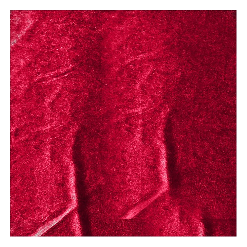 Velvet Fabric Spandex Velour Red 6