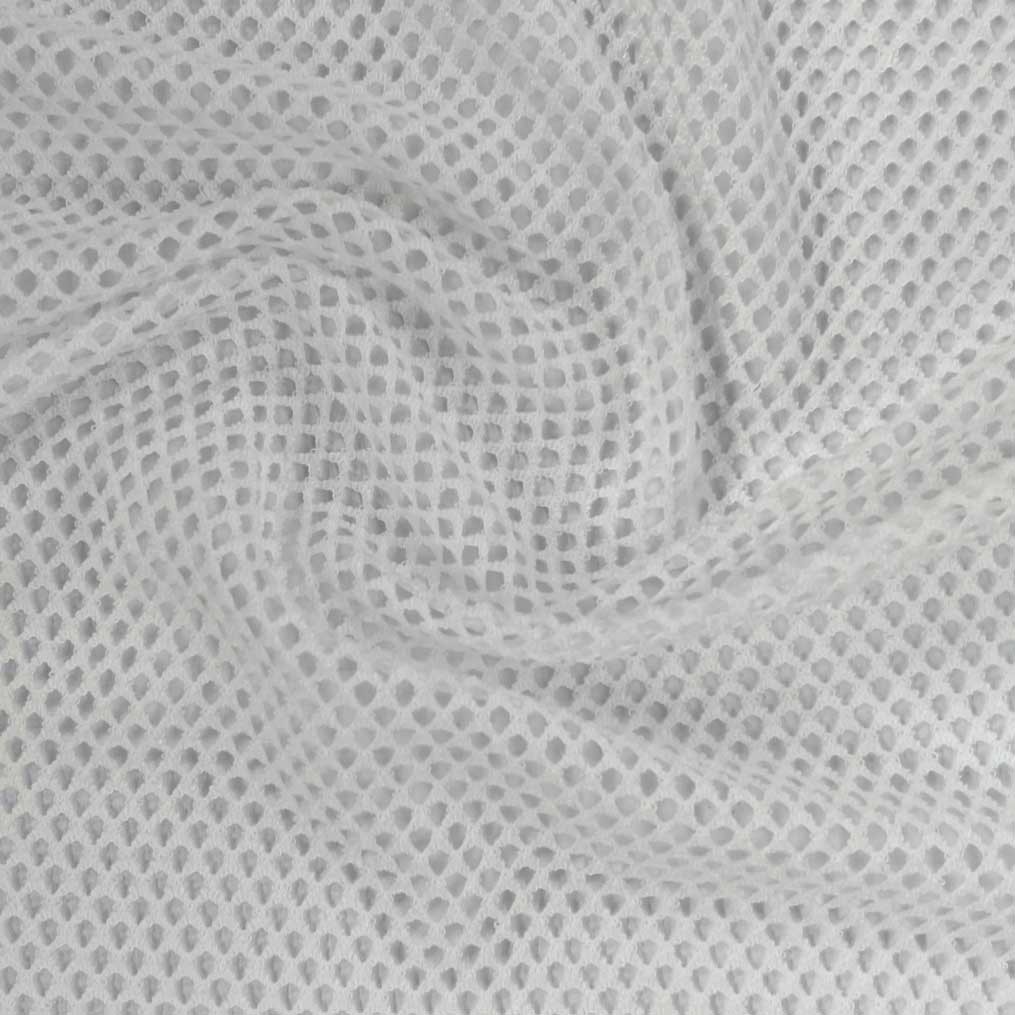 Large Hole Fishnet – White – 4 Way Stretch