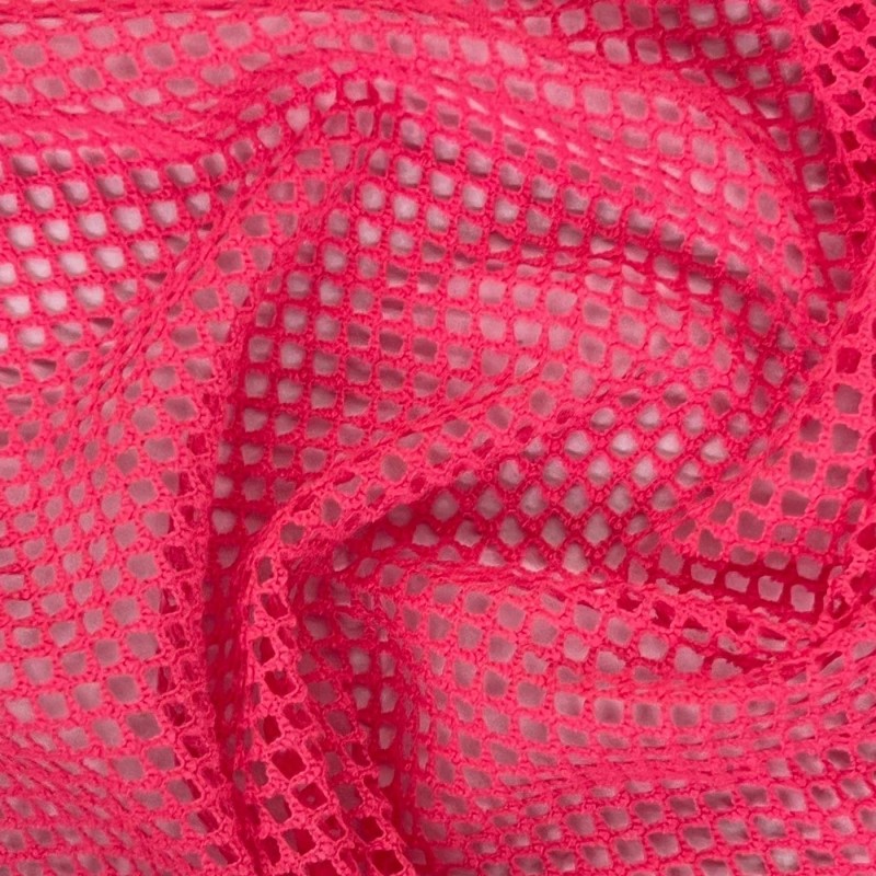 Fish Net Fabric Hot Pink