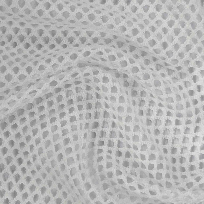 Fish Net Fabric White 7