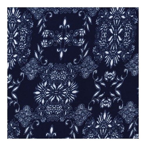 Viscose prints Navy