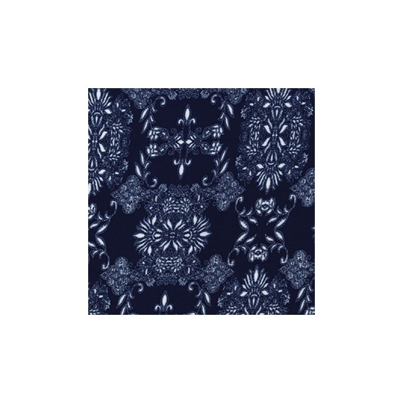 Viscose prints Navy