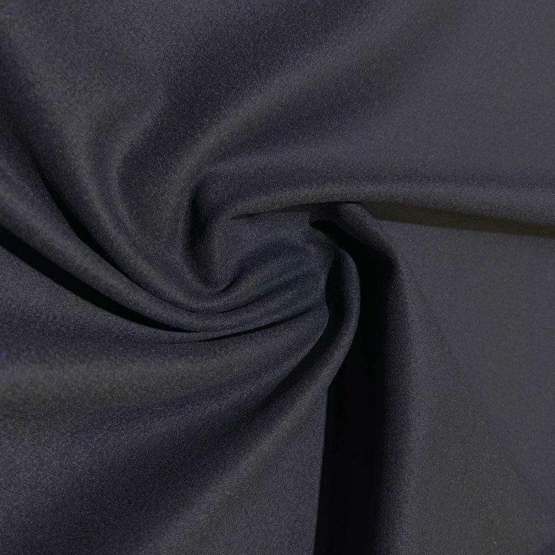 650GSM Heavy Melton Wool Fabric Midnight Blue