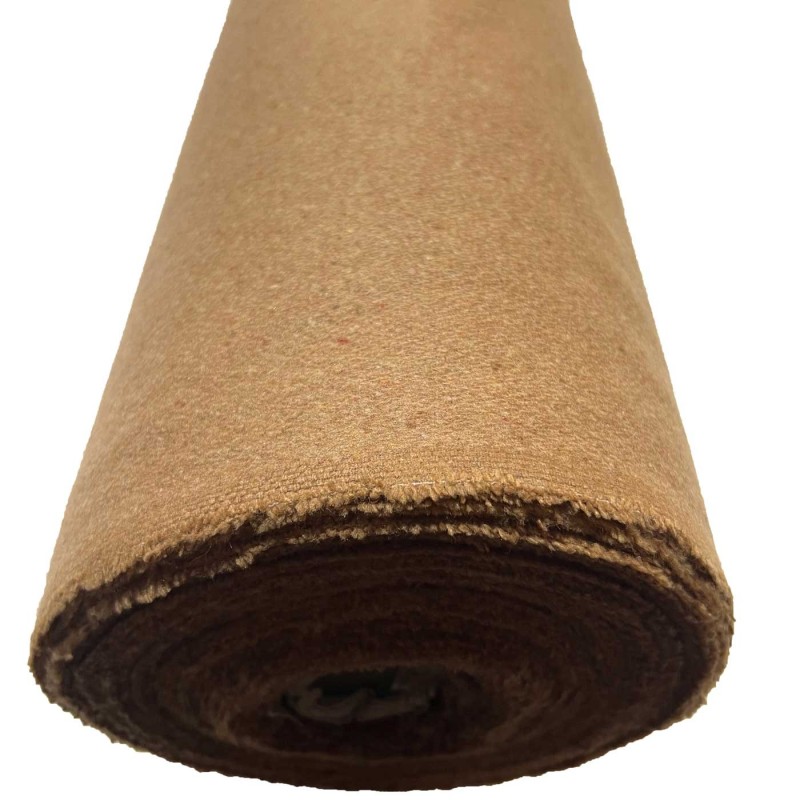 650GSM Heavy Melton Wool Fabric Camel 2