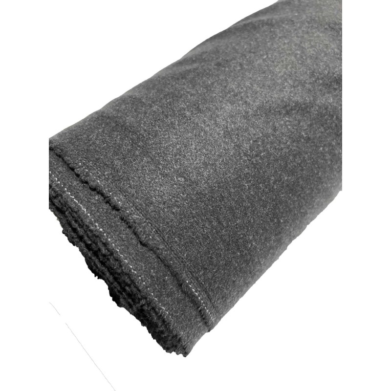 650GSM Heavy Melton Wool Fabric Grey3