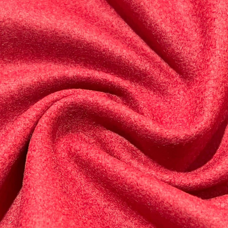 650GSM Heavy Melton Wool Fabric Red6