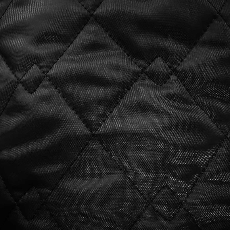 Double Sided Waterproof 4oz Quilted Fabric Black 3