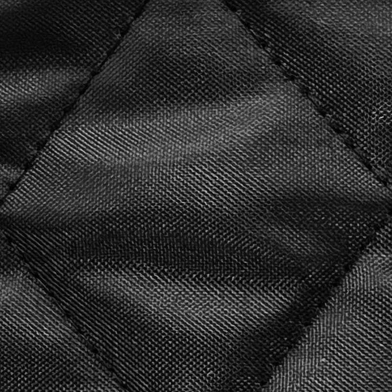 Double Sided Waterproof 4oz Quilted Fabric Black 4