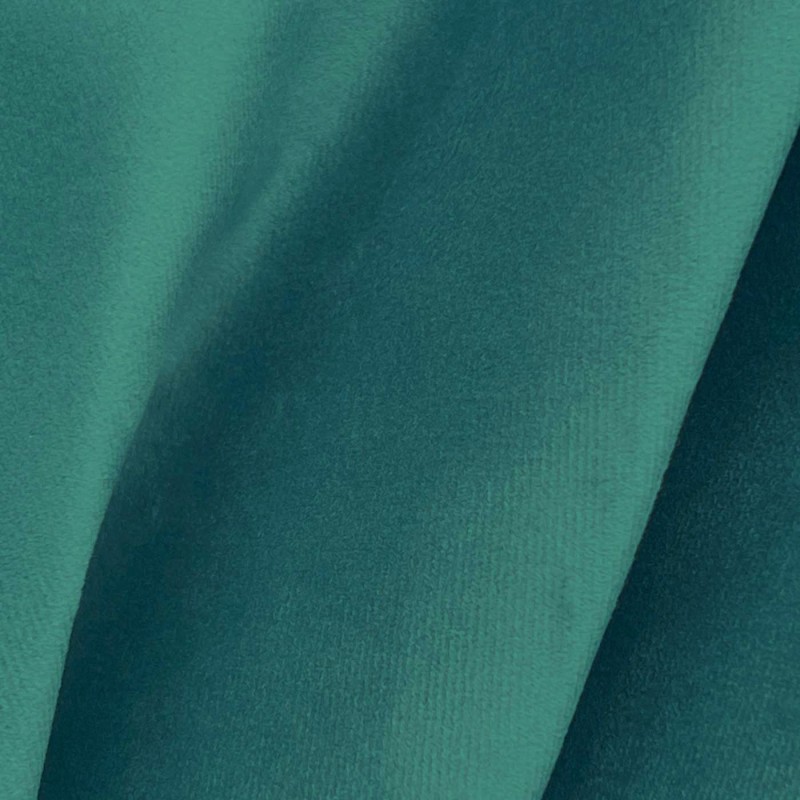 Grey Scrim Backed Faux Suede Fabric Teal 3