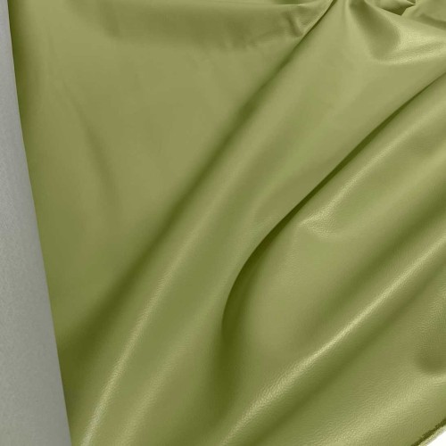 Clearance Fire Retardant Leatherette Lime 1