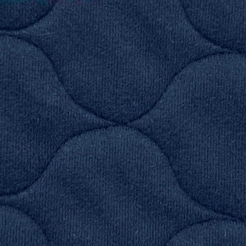 Quilted Cotton Fabric Navy 2